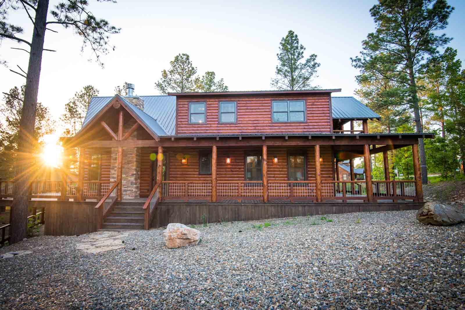 Log Cabin Design Starry Respite Cabins In Broken Bow