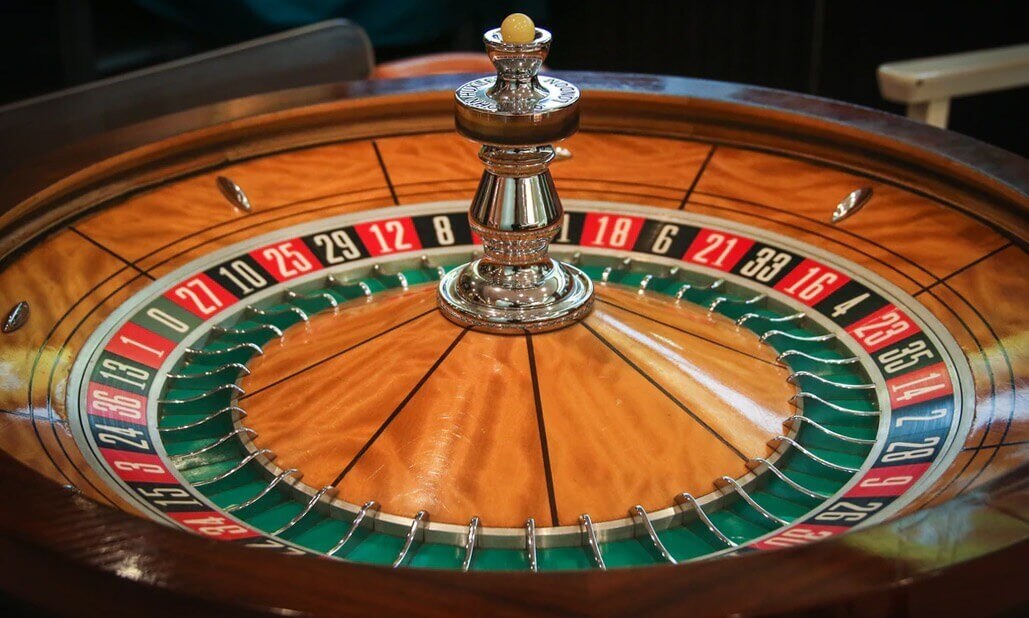 roulette table at Choctaw Casino