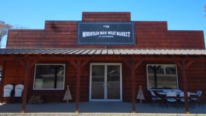 store front of Mountain Man Meat Market