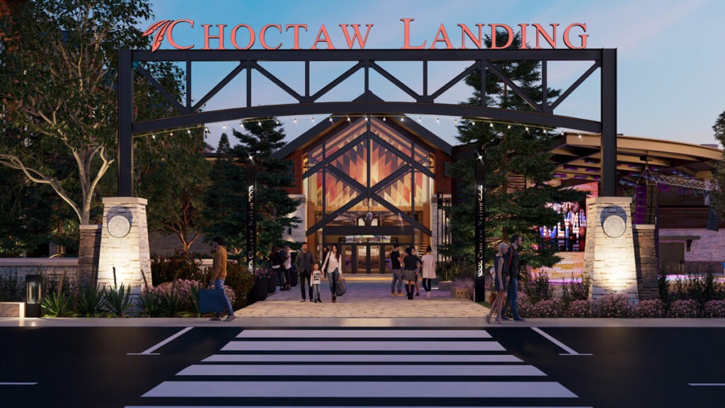 Choctaw Landing Entrance Render